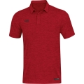 JAKO Sport/Czas wolny Polo Premium Basics (Jersey z poliestru i elastanu) czerwony melanzowany męski